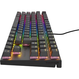 Genesis THOR 303 TKL brown USB Deutsch schwarz (kabelgebunden)