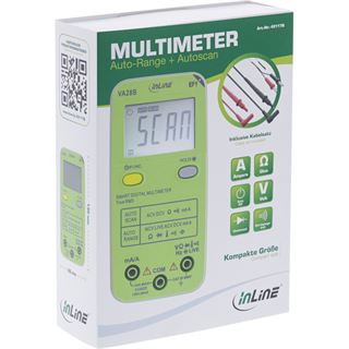 InLine Multimeter mit Auto-Range und Autoscan, Pocketformat