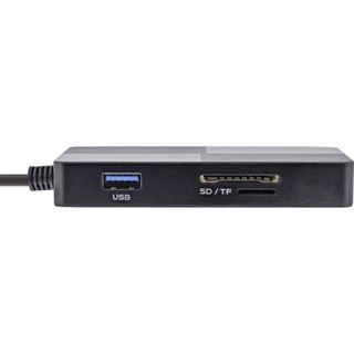 InLine USB 3.2 Multi Cardreader Hub, SD/TF/MS/XD/CF, 3-Port USB-A,