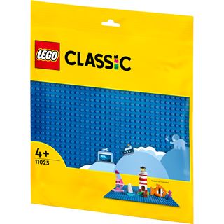 LEGO Classic 11025 Blaue Bauplatte, Grundplatte für LEGO Sets,