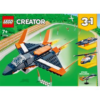 LEGO Creator 3in1 31126 Überschalljet, Hubschrauber, Boot,