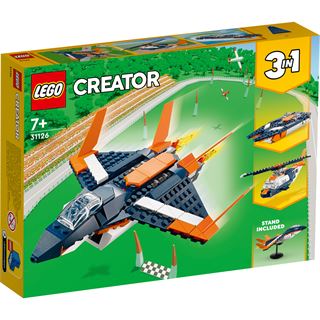 LEGO Creator 3in1 31126 Überschalljet, Hubschrauber, Boot,