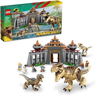 LEGO Jurassic Park 76961 Angriff des T. rex und des Raptors aufs