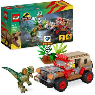 LEGO Jurassic Park 76958 Hinterhalt des Dilophosaurus, Dinosaurier Set