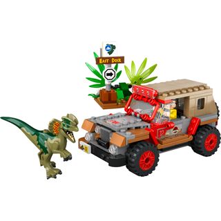 LEGO Jurassic Park 76958 Hinterhalt des Dilophosaurus, Dinosaurier Set