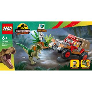LEGO Jurassic Park 76958 Hinterhalt des Dilophosaurus, Dinosaurier Set