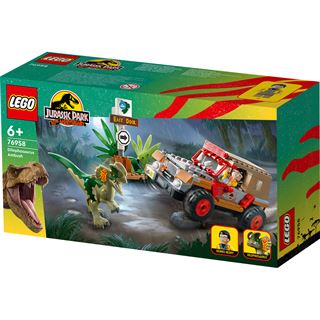 LEGO Jurassic Park 76958 Hinterhalt des Dilophosaurus, Dinosaurier Set