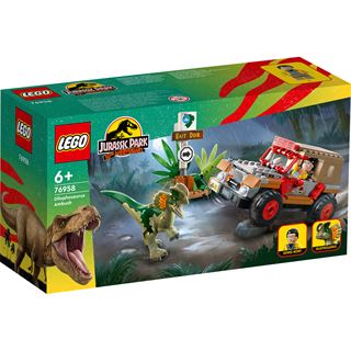 LEGO Jurassic Park 76958 Hinterhalt des Dilophosaurus, Dinosaurier Set