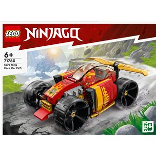 LEGO NINJAGO 71780 Kais Ninja-Rennwagen EVO Spielzeug mit Minifigur