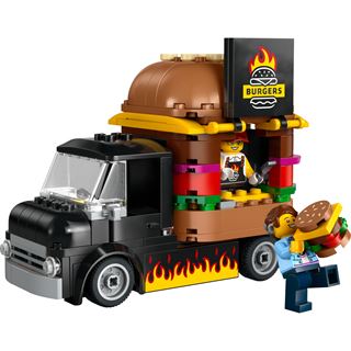 LEGO City 60404 Burger-Truck, Set mit Spielzeug-Auto
