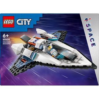 LEGO City 60430 Raumschiff, Weltraum-Spielzeug mit Space Shuttle
