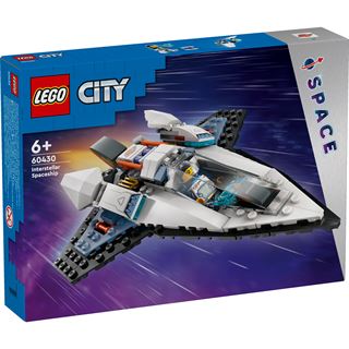 LEGO City 60430 Raumschiff, Weltraum-Spielzeug mit Space Shuttle