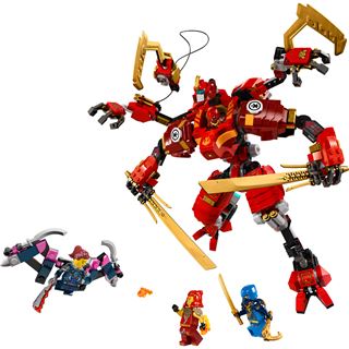 LEGO NINJAGO 71812 Kais Ninja-Kletter-Mech Set mit