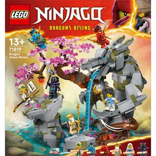 LEGO NINJAGO 71819 Drachenstein-Tempel Action-Spielzeug mit
