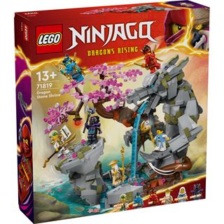 LEGO NINJAGO 71819 Drachenstein-Tempel Action-Spielzeug mit