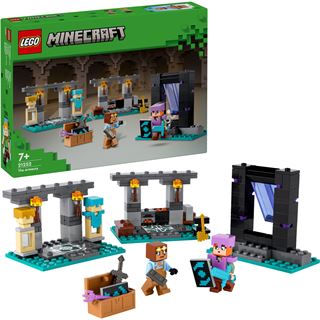 LEGO Minecraft 21251 Die Waffenkammer, Set mit Spielzeug-Waffen und