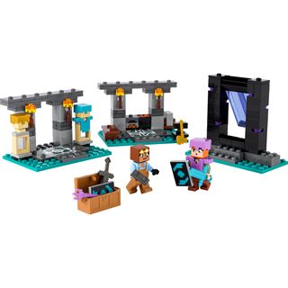 LEGO Minecraft 21251 Die Waffenkammer, Set mit Spielzeug-Waffen und