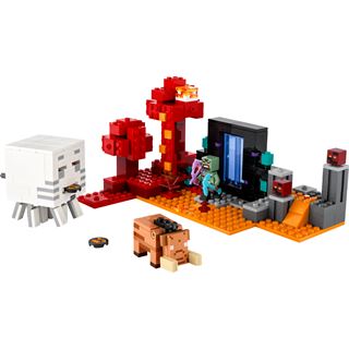 LEGO Minecraft 21255 Hinterhalt am Netherportal, baubares