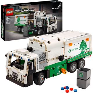LEGO Technic 42167 Mack LR Electric Müllwagen Set, LKW-Spielzeug