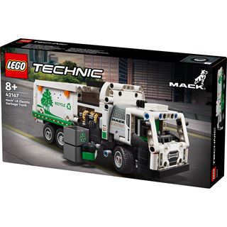LEGO Technic 42167 Mack LR Electric Müllwagen Set, LKW-Spielzeug