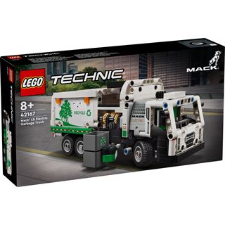 LEGO Technic 42167 Mack LR Electric Müllwagen Set, LKW-Spielzeug