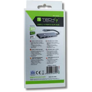 Techly Hub USB 4p. 2USB 3.2-2USB-C