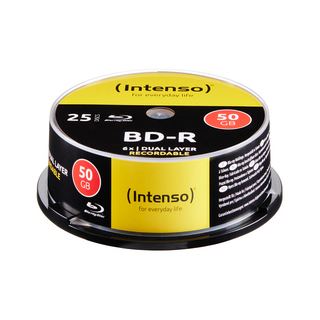 Intenso Blu-ray 6x Speed Printable Cakebox 25 50GB