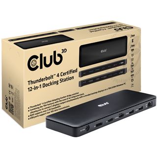 Club3D Thunderbolt4 12-in-1 Dockingstation retail