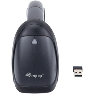 Equip Barcode Handscanner Laser Wireless USB schwarz