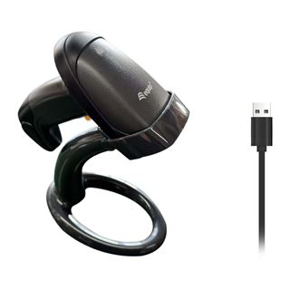 Equip Barcode Handscanner Laser Wireless USB schwarz