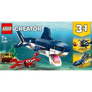 LEGO Creator 31088 Bewohner der Tiefsee 3-in-1 Set für Kinder