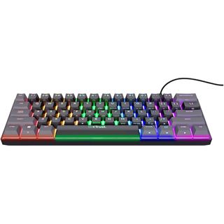 Trust GXT 867 ACIRA Mechanische Gaming Tastatur USB Deutsch schwarz