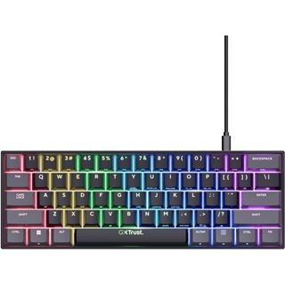 Trust GXT 867 ACIRA Mechanische Gaming Tastatur USB Deutsch schwarz