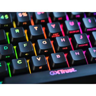 Trust GXT 867 ACIRA Mechanische Gaming Tastatur USB Deutsch schwarz