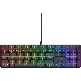 Trust GXT 866 TORIX Mechanische Gaming Tastatur USB Deutsch schwarz