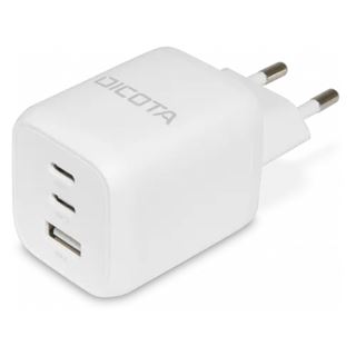 65 Watt Dicota Compact 3-Port GaN Wall Charger EU white