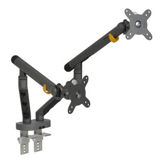 BakkerElkhuizen Monitorarm BE Flexible Dual dunkelgrau retail