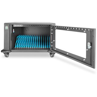 Digitus Mob.Ladeschrank Tablets 14" USB-C 16 Plätze sw