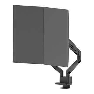 NEOMOUNTS Next Slim Desk Mount Double Display topfix clamp and