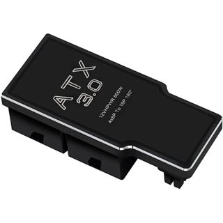 Phobya 12VHPWR Adapter 180 Grad 16Pin to 4x8Pin - Black Left
