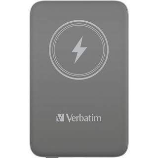 10.000 mAh Verbatim MAG WIREL POWER BANK GREY