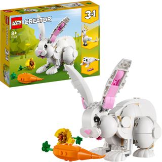 LEGO Creator 3in1 31133 Weißer Hase Tierspielzeug