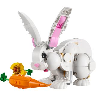 LEGO Creator 3in1 31133 Weißer Hase Tierspielzeug