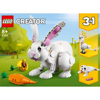 LEGO Creator 3in1 31133 Weißer Hase Tierspielzeug