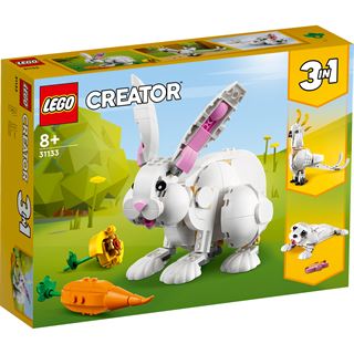 LEGO Creator 3in1 31133 Weißer Hase Tierspielzeug