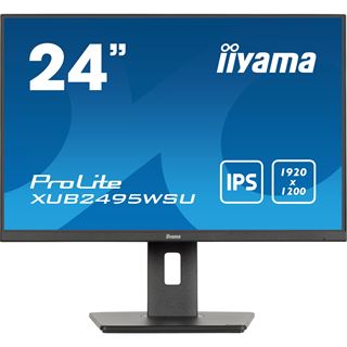 24" (60,96cm) iiyama ProLite XUB2495WSU-B7 schwarz 1920x1200 1x