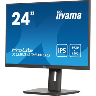 24" (60,96cm) iiyama ProLite XUB2495WSU-B7 schwarz 1920x1200 1x