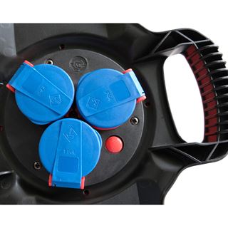 Brennenstuhl Gummi-Kabeltrommel X-Gum 10m Kabel IP44 3x