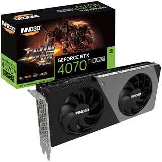 16GB INNO3D GeForce RTX 4070 Ti SUPER Twin X2 Aktiv PCIe 4.0 x16