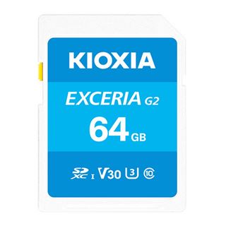 64GB KIOXIA Exceria G2 SD Card